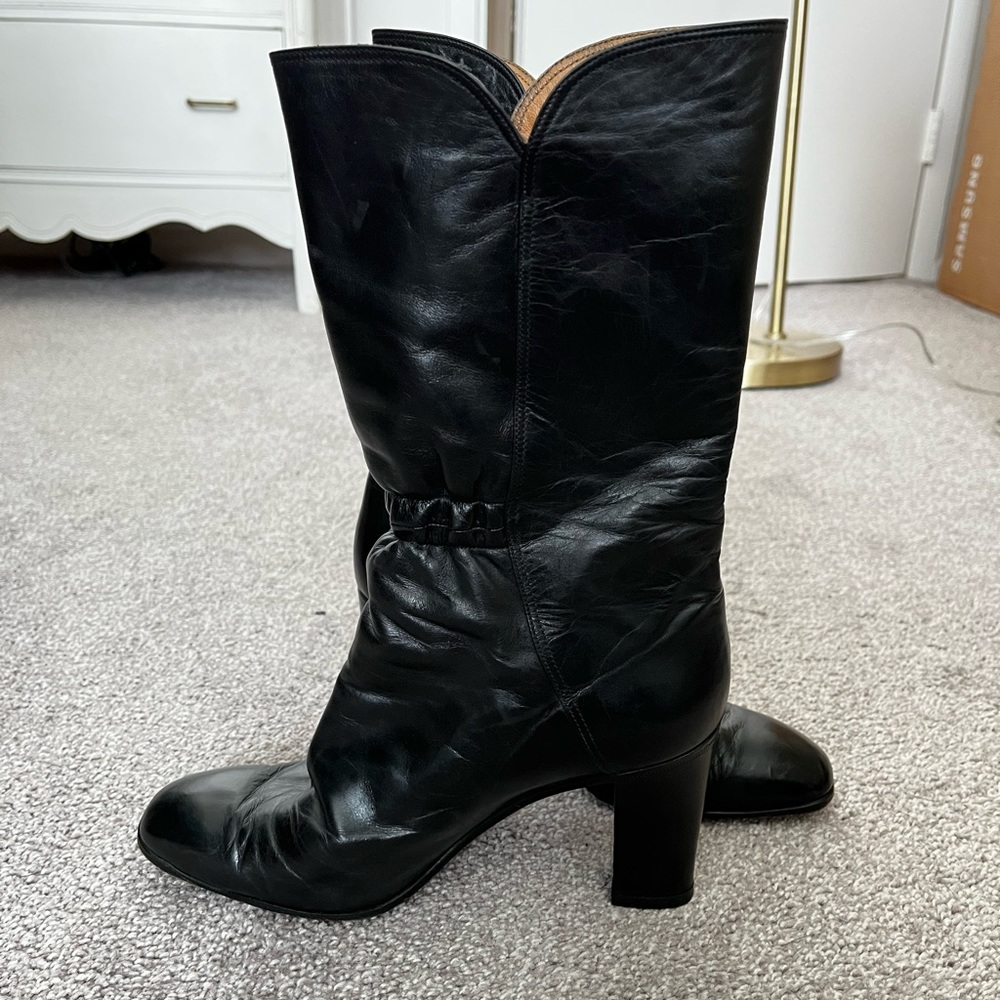 Vintage Bally Mid-Calf Vampire Hunter Boots